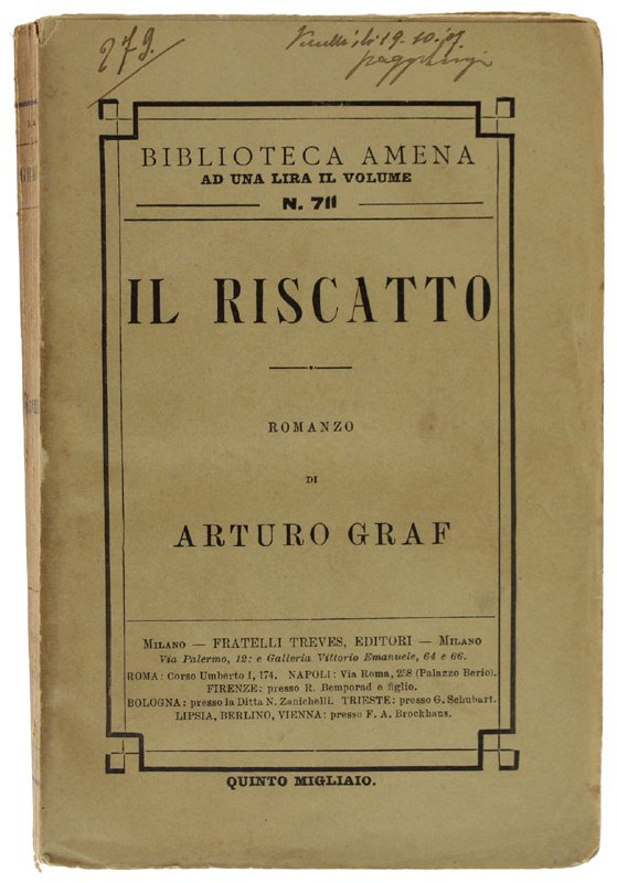 IL RISCATTO Romanzo