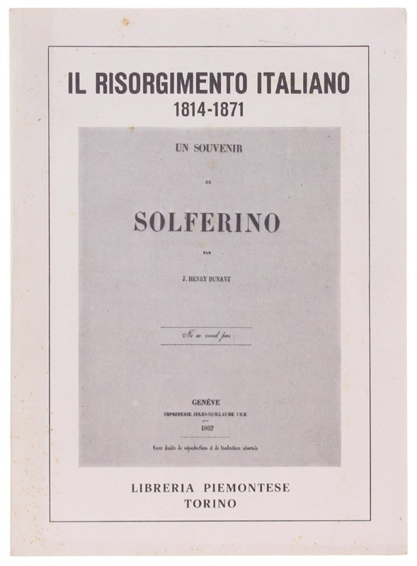 IL RISORGIMENTO ITALIANO 1814-1871. Catalogo.
