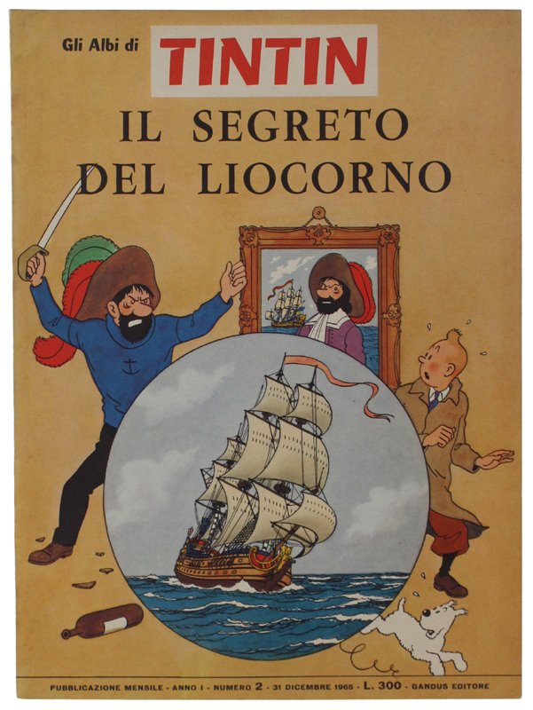 IL SEGRETO DEL LIOCORNO. Albi di TINTIN, Anno I - … | Immagine principale