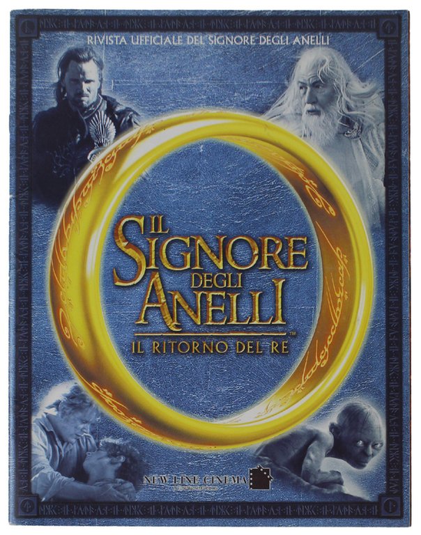 IL SIGNORE DEGLI ANELLI il ritorno del re (Rivista ufficiale in carta con 4+33 poster)