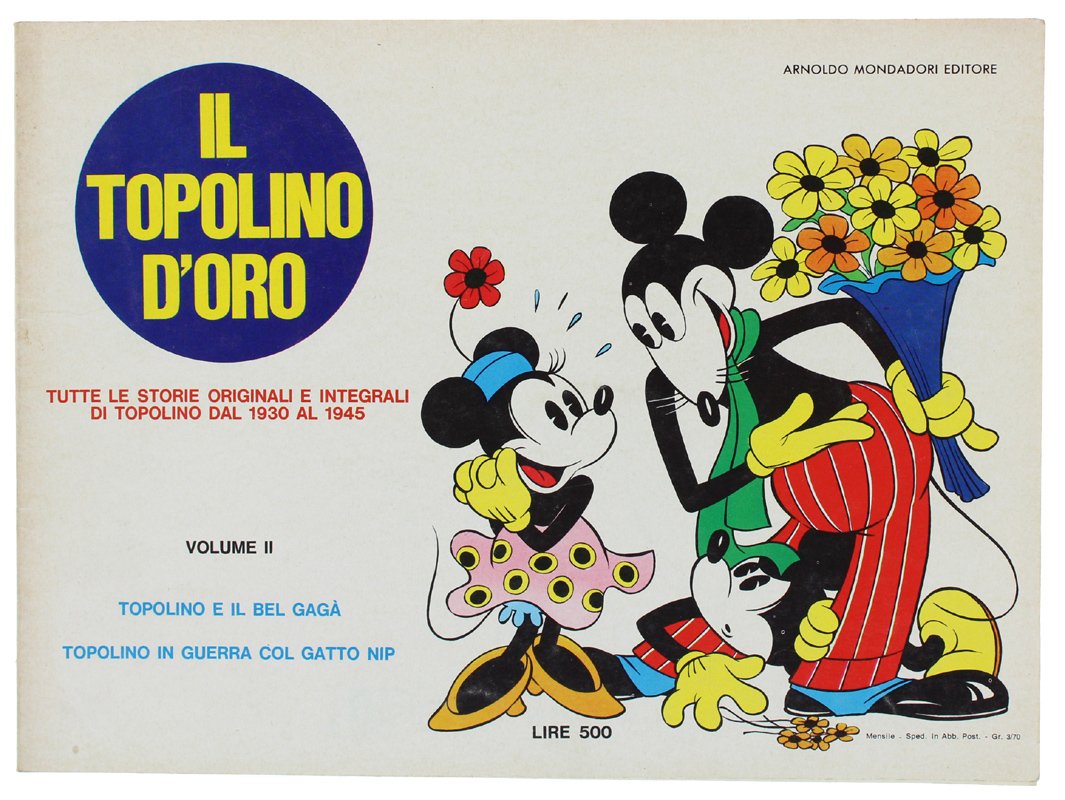 IL TOPOLINO D'ORO volume II 1970. Copertina, dorso e interno …