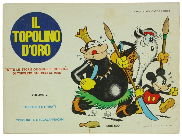IL TOPOLINO D'ORO volume VI - 1970. Copertina, dorso e …