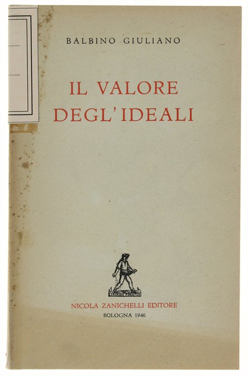 IL VALORE DEGL'IDEALI.