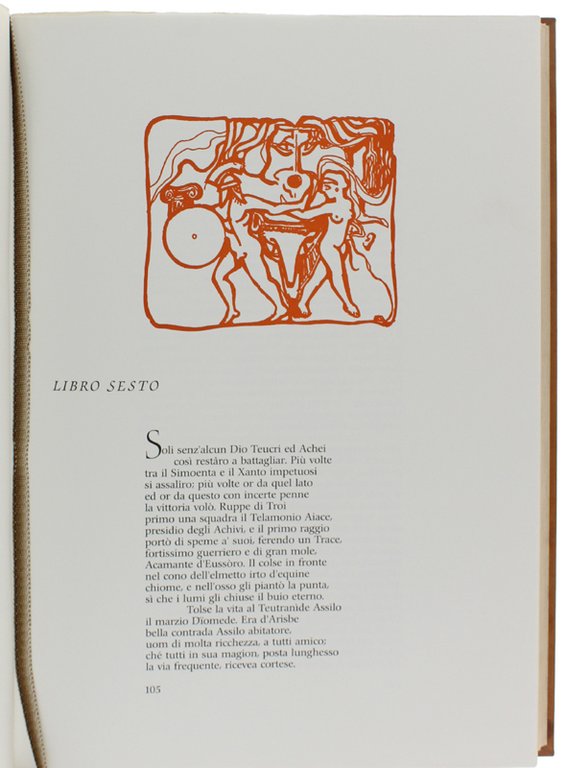 ILIADE. Disegni e incisioni originali di Alberto Donini.