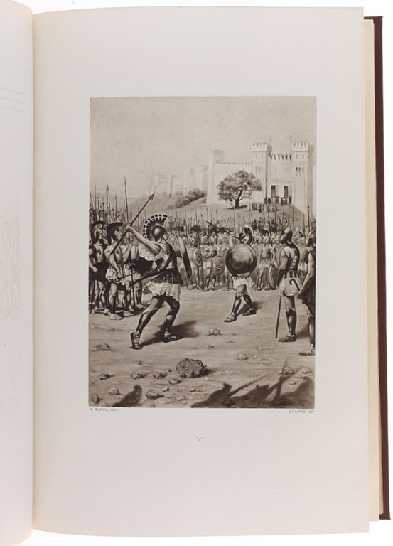 ILIADE. Vingt-quatre grandes compositions par M.Henri Motte. Traduction par Emile …