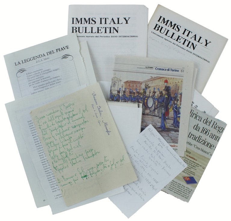 IMMS ITALY BULLETIN. Liberamente ispirato dal Periodico "Band International". Vol. …