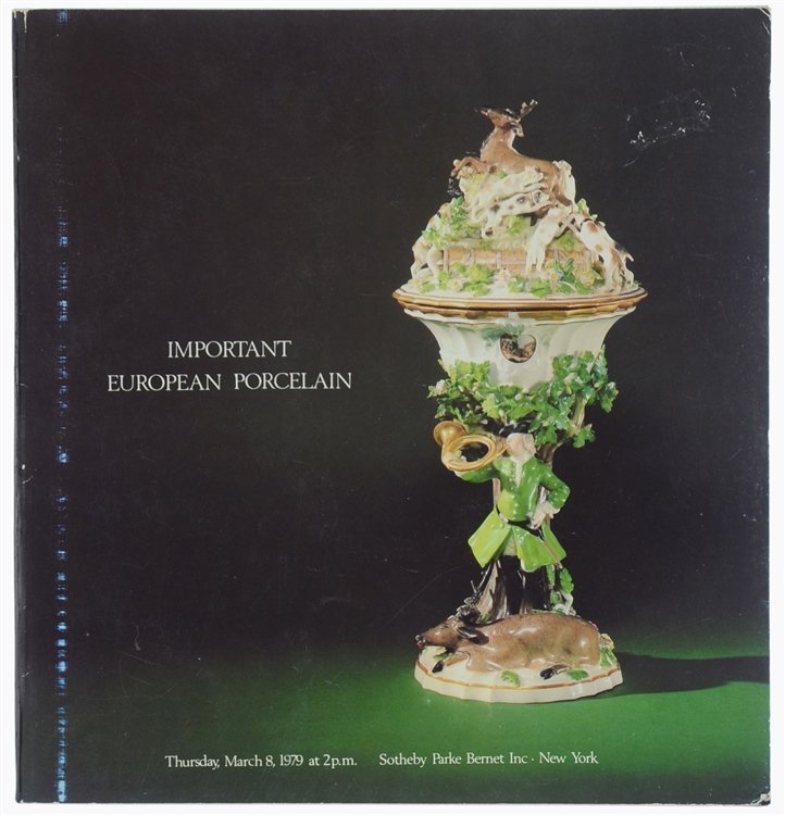 IMPORTANT EUROPEAN PORCELAIN. Sale numbert 4221 - March 8, 1979.