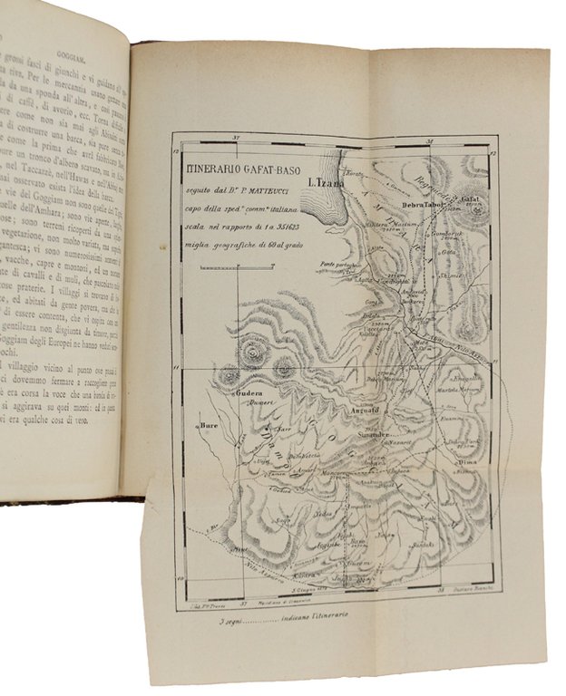 IN ABISSINIA, Viaggio di Pellegrino Matteucci. Con 3 carte geografiche.