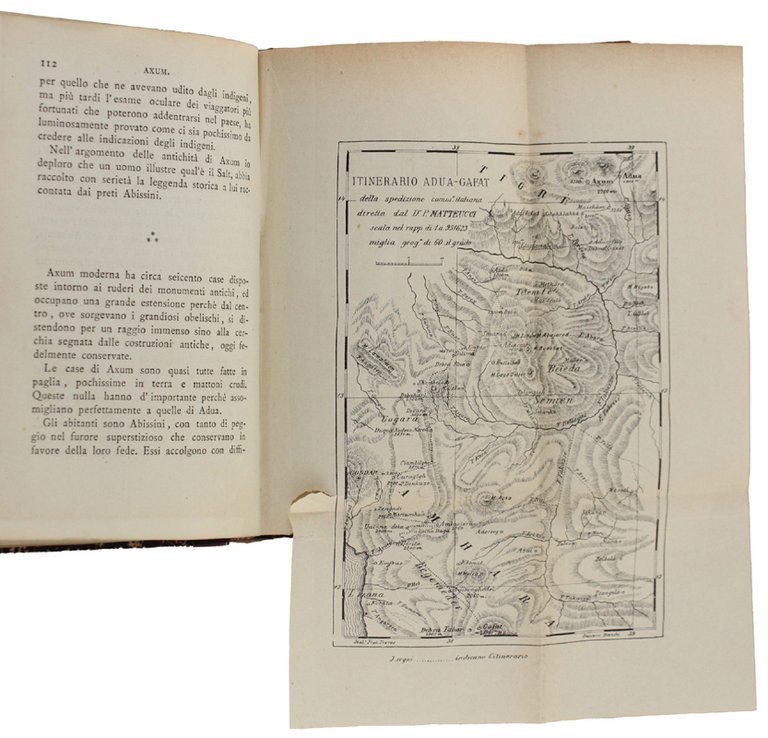IN ABISSINIA, Viaggio di Pellegrino Matteucci. Con 3 carte geografiche.