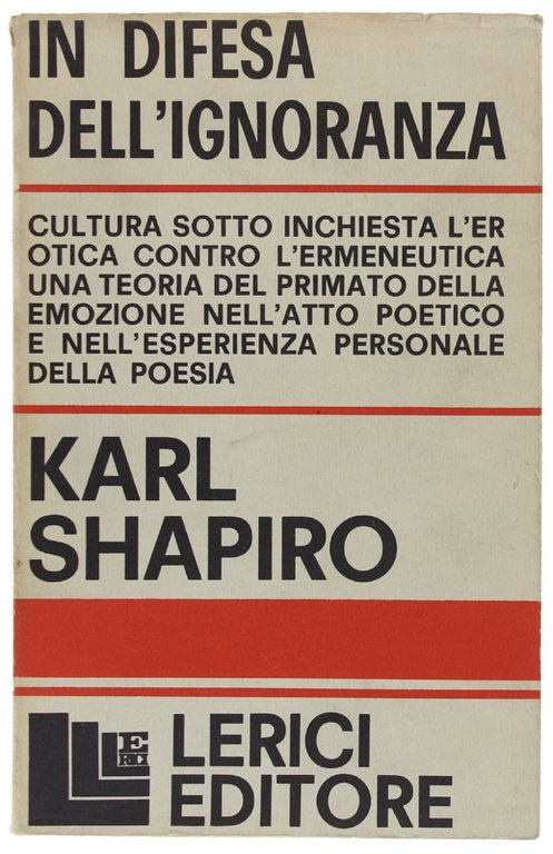 IN DIFESA DELL'IGNORANZA