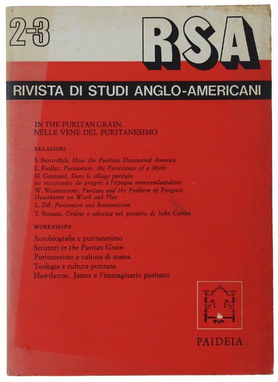 IN THE PURITAIN GRAIN - NELLE VENE DEL PURITANESIMO. Atti …