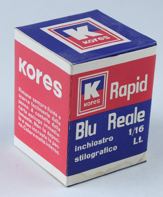Inchiostro KORES Blue Reale per stilografica vintage. Boccetta nuova 62 …