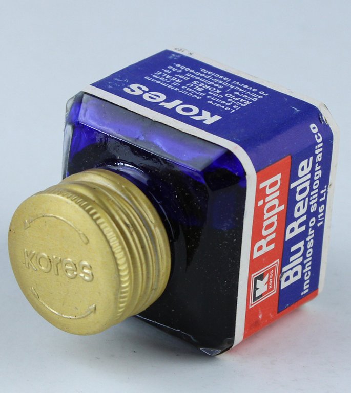 Inchiostro KORES Blue Reale per stilografica vintage. Boccetta nuova 62 …