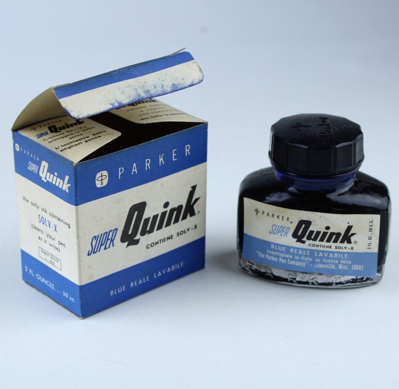 Inchiostro PARKER super Quink Blue Reale - Boccetta nuova 59 …