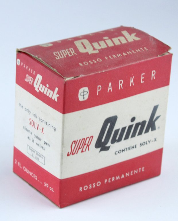 Inchiostro PARKER super Quink Rosso per stilografica - Boccetta nuova …
