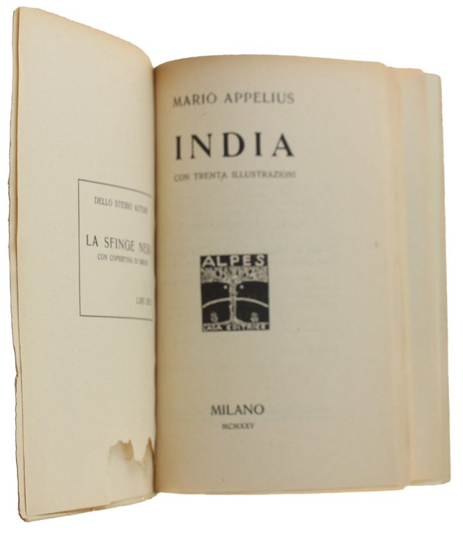 INDIA [ottimo, freschisssimo volume]