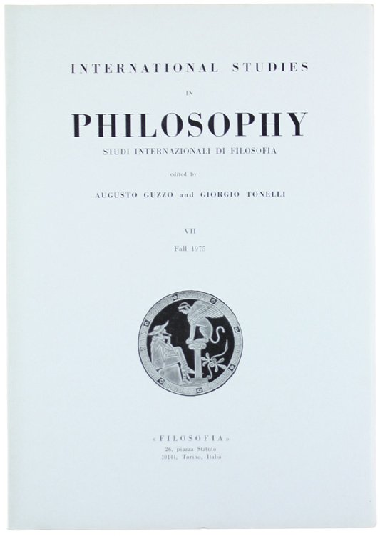 INTERNATIONAL STUDIES IN PHILOSOPHY. A Yearbook of General Philosophical Inquiry. … | Immagine Gallery 2