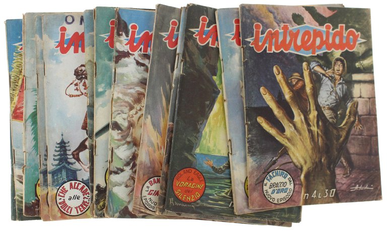 INTREPIDO. F.to libretto. Anno 1957 N. 4 6 8 12 …