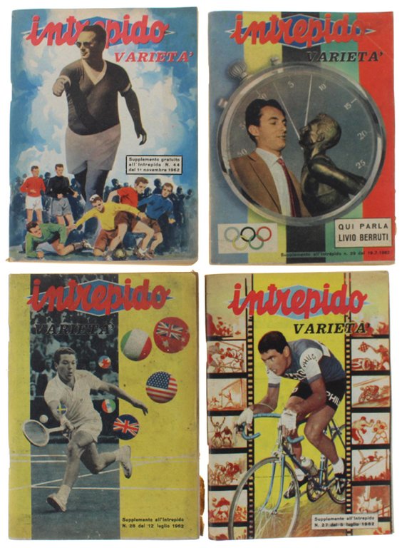 INTREPIDO VARIETA' 1962 SUPPL. AI NN. 27 28 29 44.