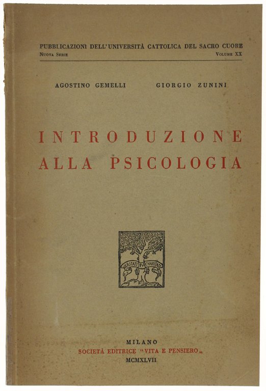 INTRODUZIONE ALLA PSICOLOGIA.