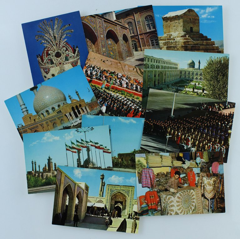 IRAN. 33 Cartoline del 1970 ca. In ottimo stato (una …