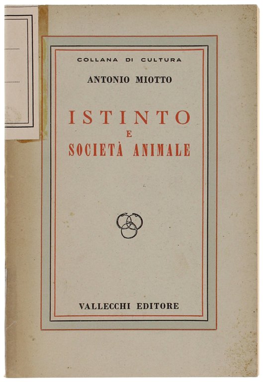 ISTINTO E SOCIETA' ANIMALE.
