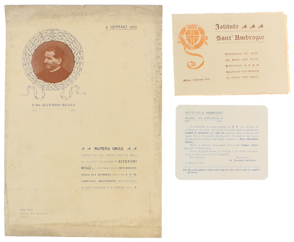 ISTITUTO SANT'AMBROGIO: Numero Unico a ricordo della benedizione della bandiera. | Immagine principale