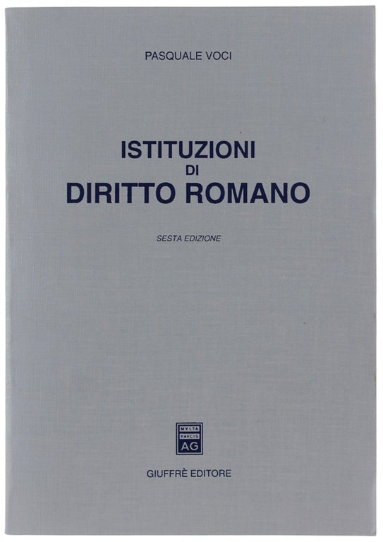 ISTITUZIONI DI DIRITTO ROMANO. | Immagine Gallery 2