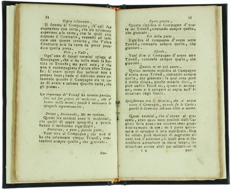 ISTRUZIONI NECESSARIE PER CHI VOLESSE IMPARARE IL GIUOCO DILETTEVOLE DELLI …