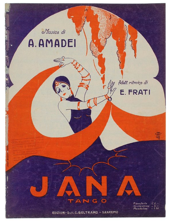 JANA. Tango. Spartito.