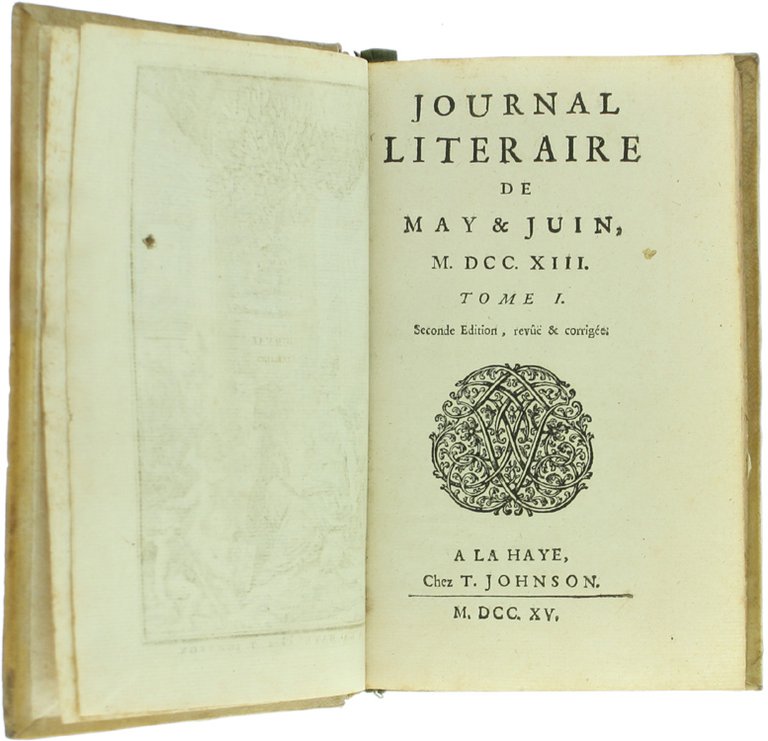 JOURNAL LITERAIRE DE MAY & JUIN, M.DCC.XIII - Tome I … | Immagine Gallery 6