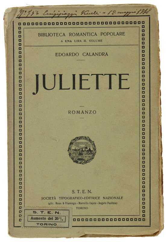 JULIETTE - Romanzo