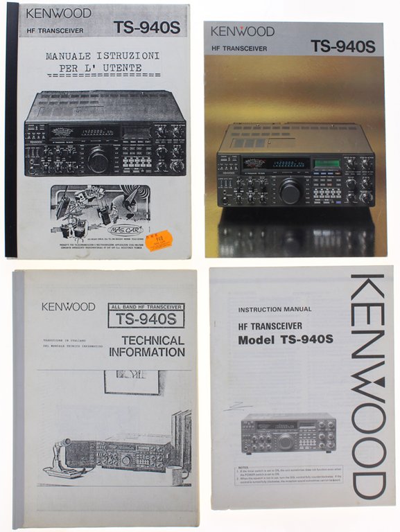 KENWOOD TS-940S HF Transceiver. MANUALE ISTRUZIONE PER L'UTENTE