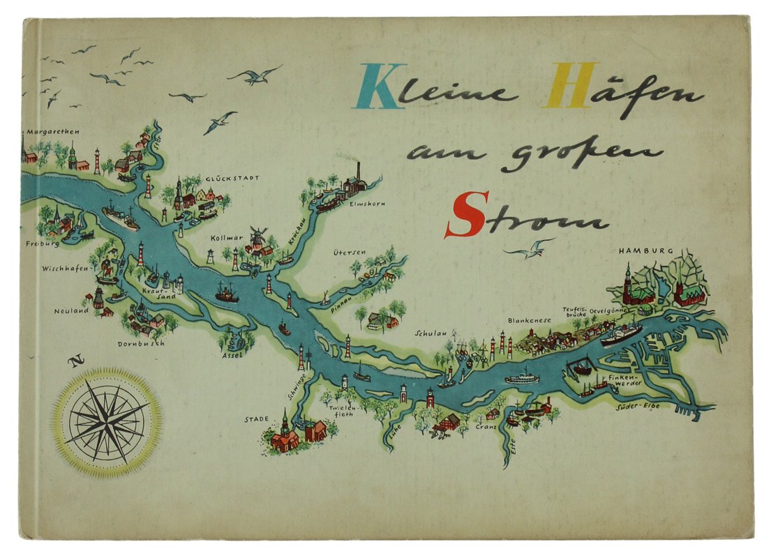 KLEINE HÄFEN AM GROSSEN STROM. Ein Buch von der Niederelbe. … | Immagine principale