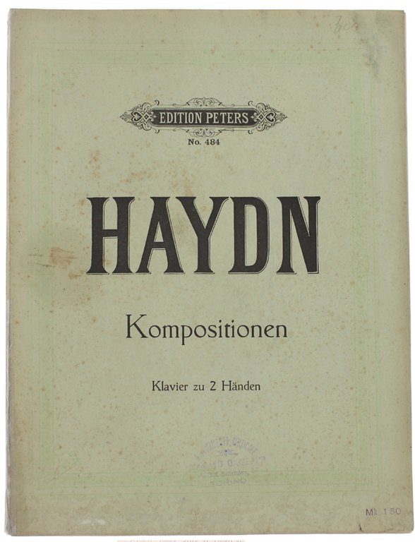 KOMPOSITIONEN FUR PIANOFORTE. Neue ausgabe von Adolf Ruthardt.
