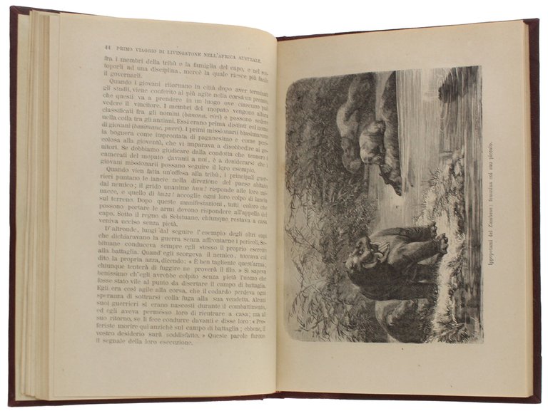 L'AFRICA AUSTRALE. I viaggi di Livingstone: Primo viaggio 1840-1856 [2a …