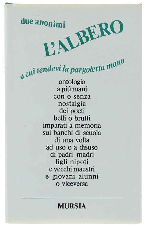 L'ALBERO A CUI TENDEVI LA PARGOLETTA MANO. Antologia di poesie … | Immagine Gallery 2