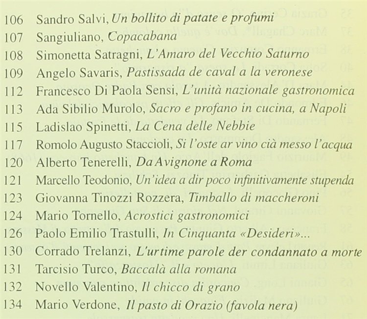 L'APOLLO BUONGUSTAIO. Almanacco gastronomico per l'anno 1997 ideato da Mario …
