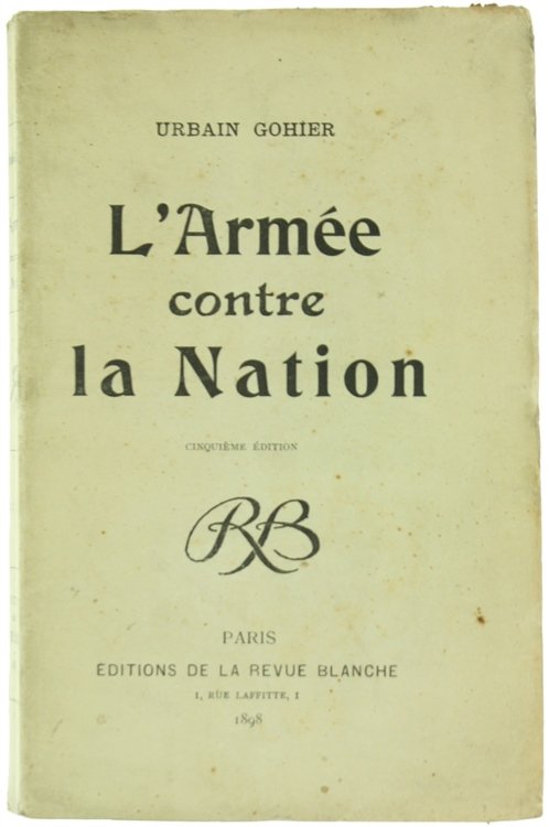 L'ARMÉE CONTRE LA NATION.