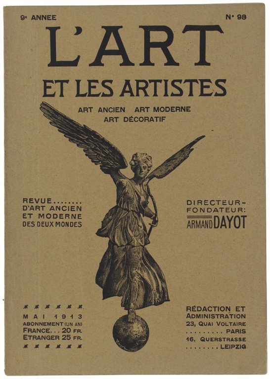 L'ART ET LES ARTISTES. 9e Année (1913) - N° 98.