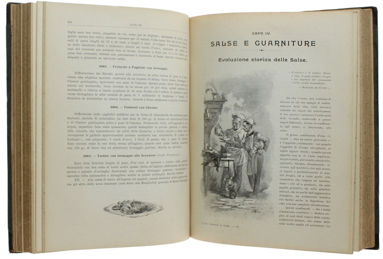 L'ARTE CUCINARIA IN ITALIA. Trattato teorico pratico e dimostrativo della …