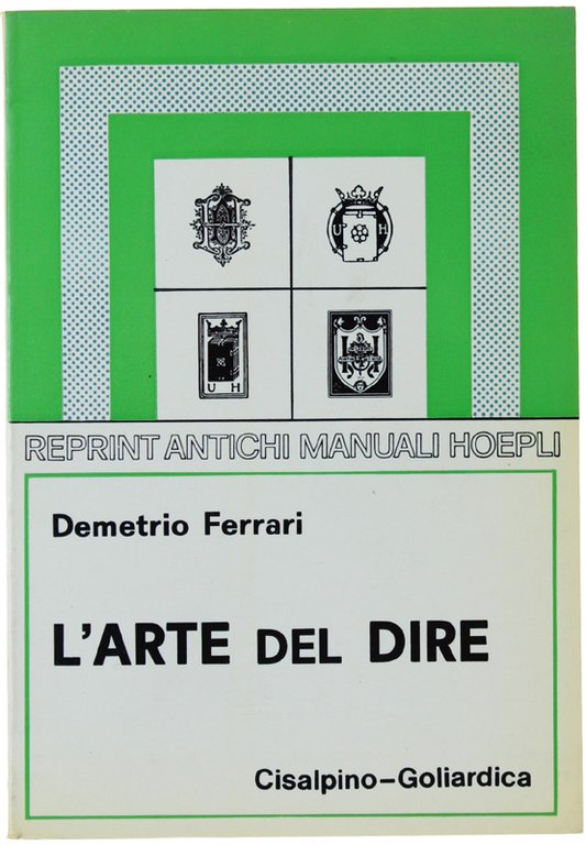 L'ARTE DEL DIRE. Manuale di Retorica per lo studente delle …