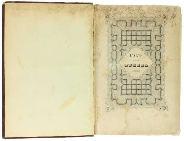 L'ARTE DELLA GUERRA. Poema in dieci canti del Conte Du …