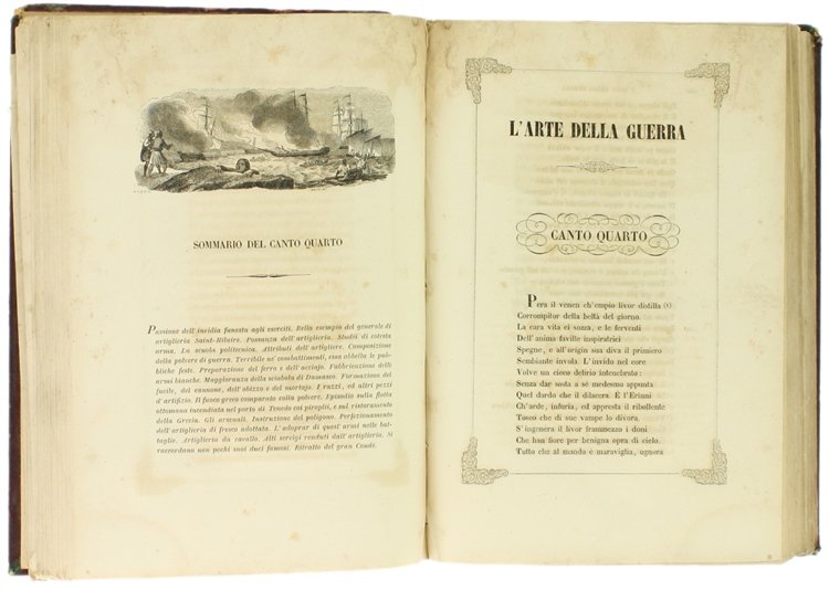 L'ARTE DELLA GUERRA. Poema in dieci canti del Conte Du …