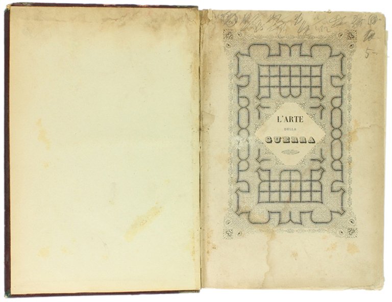 L'ARTE DELLA GUERRA. Poema in dieci canti del Conte Du …