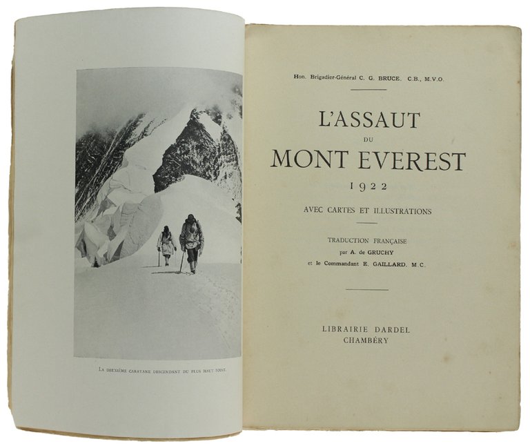 L'ASSAUT DU MONT EVEREST 1922 Avec cartes et illustrations.