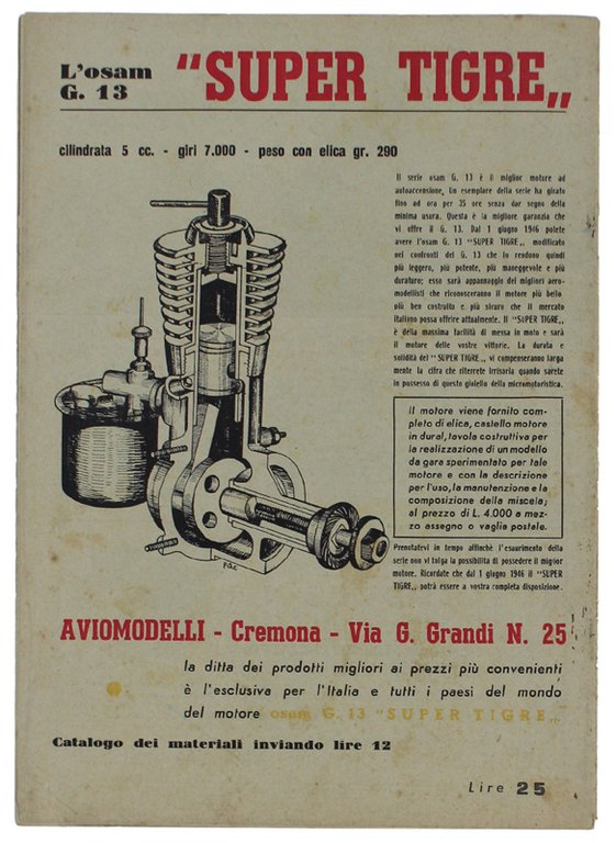 L'AVIAZIONE POPOLARE Anno II N.5 - Rivista quindicinale di aeromodellismo …