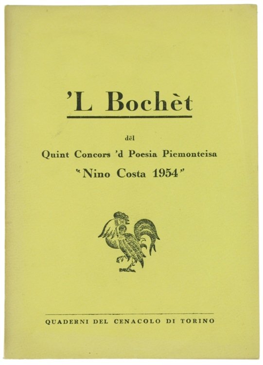 'L BOCHET dël Quint Concors 'd Poesia Piemonteisa "Nino Costa …