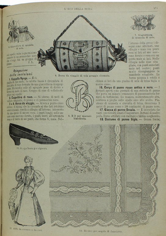 L'ECO DELLA MODA - Annata 1896 completa | Immagine Gallery 11