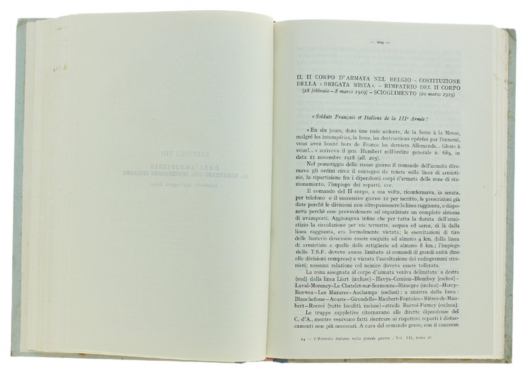 L'ESERCITO ITALIANO NELLA GRANDE GUERRA (1915-1918). VOL. VII. LE OPERAZIONI …